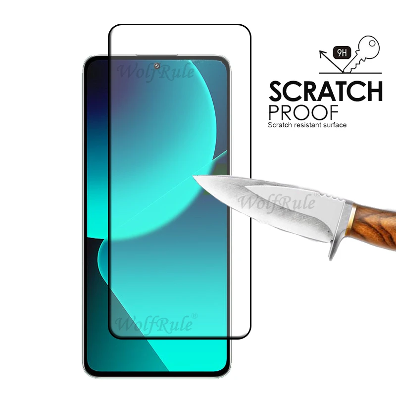 6 en 1 para Xiaomi 13T Pro vidrio para Mi 13T Pro vidrio templado cubierta completa Protector de pantalla Mi 11T 12T 13T Pro 11 12 Lite 13 vidrio - imagen 3