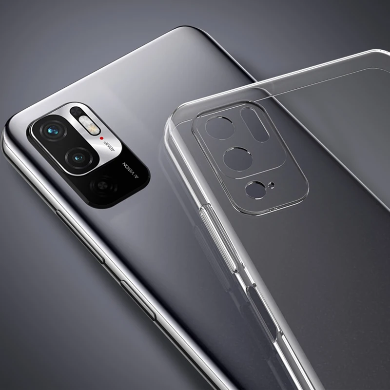 Funda de silicona para Xiaomi Redmi Note 10 Pro, funda suave transparente para Redmi Note 10S Note10 4G 5G, Fundas protectoras para cámara - imagen 5