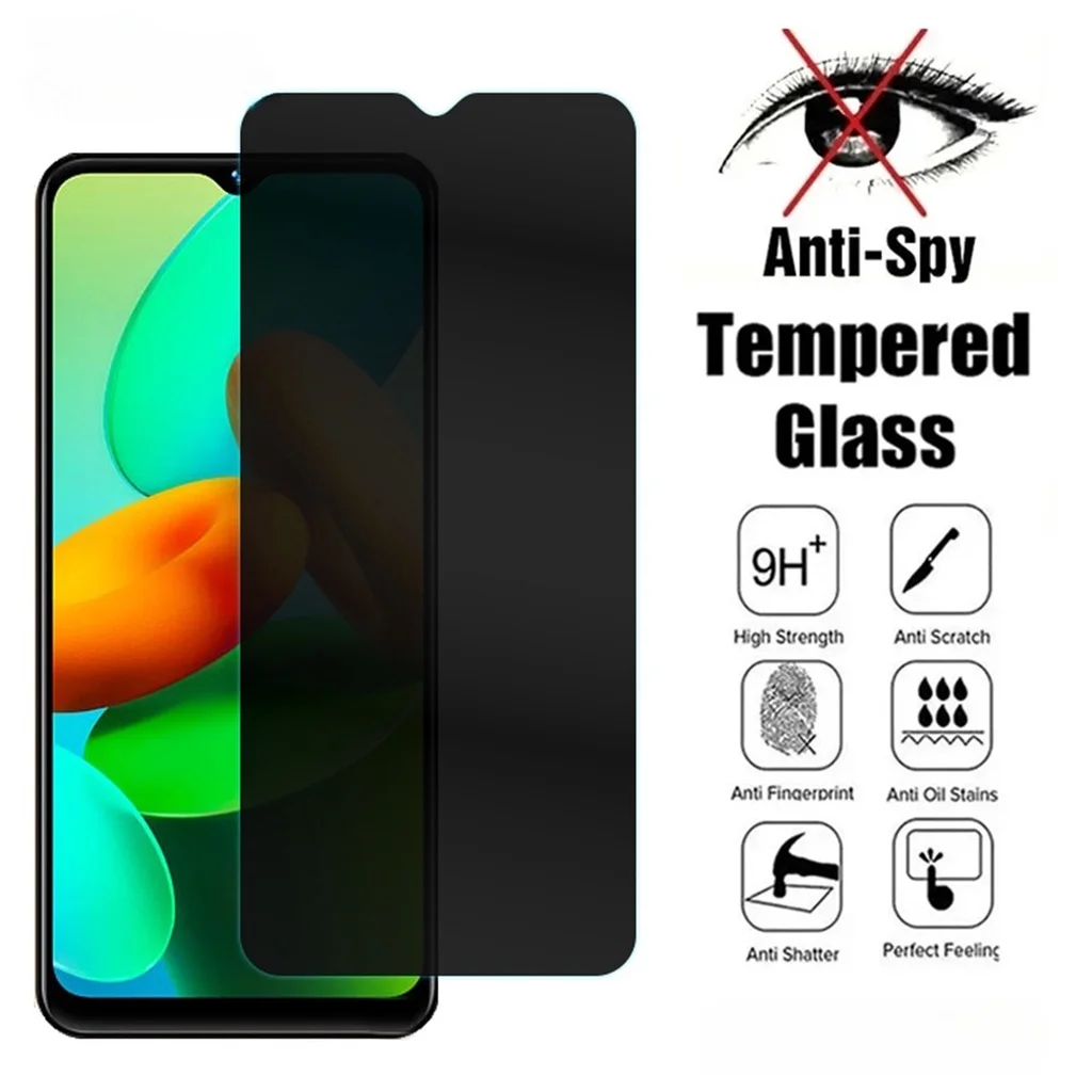 Vidrio templado de privacidad para Samsung, Protector de pantalla, anit-spy, A13, M02S, M02, A02, A42, A32, 4G, 5G - imagen 2