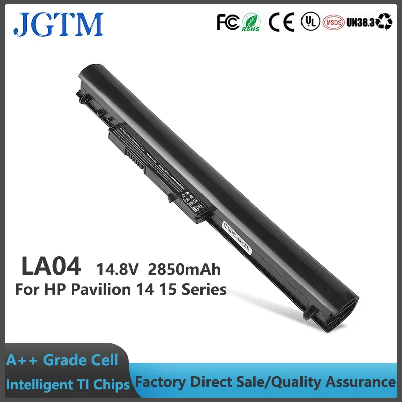 JGTM LA04-batería para ordenador portátil HP Pavilion 14-n000 14-n200 15-n000 15-n200 248 340 345 350 355 G1 728460-001 752237-001 15-1272WM