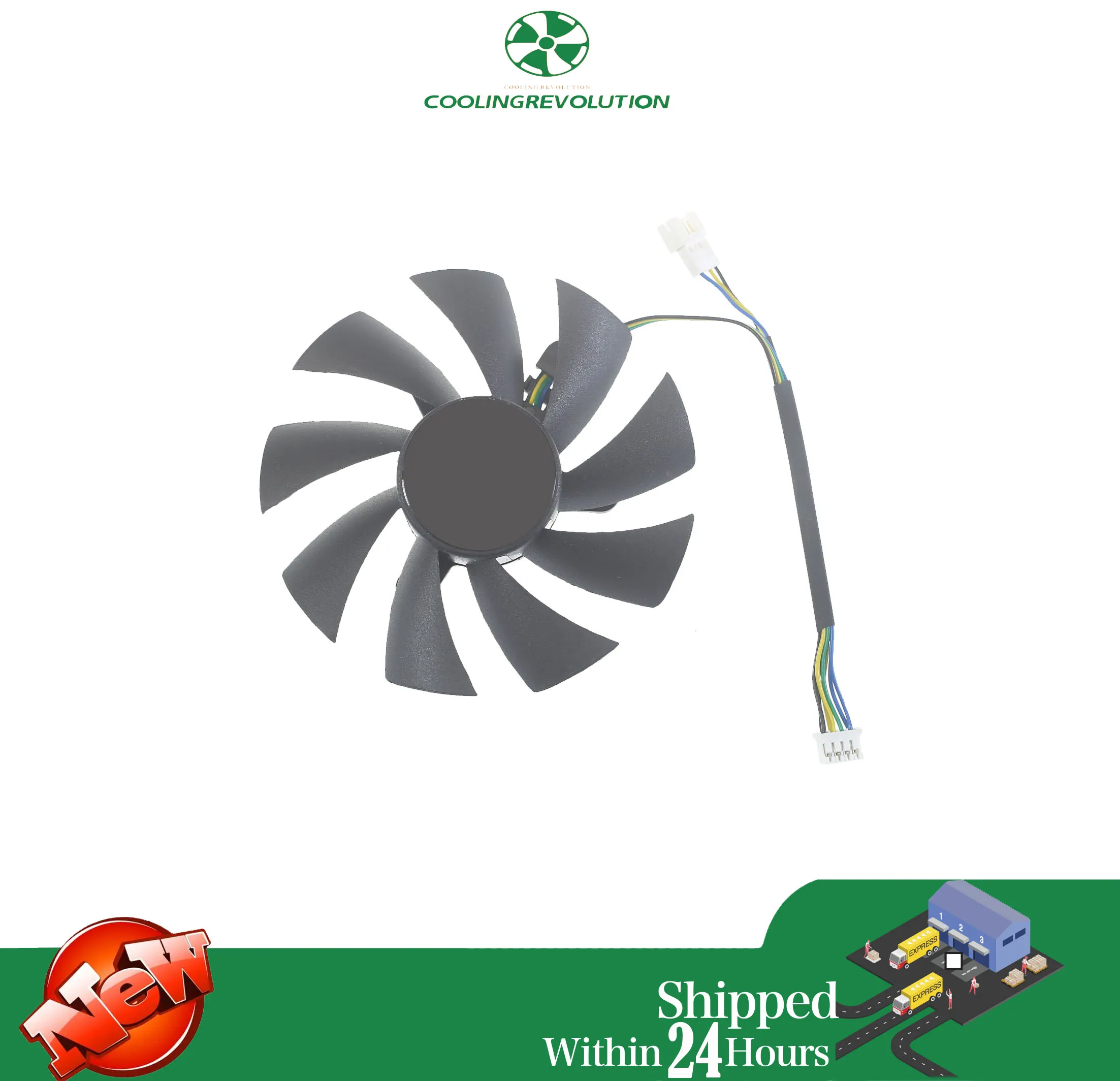 87MM GA92S2H 100MM GAA8S2H GAA8S2U ventilador enfriador de 4 pines para ZOTAC GTX 1060 1070 Ti MINI HA 1080 Ti MINI ventilador de refrigeración de tarjeta gráfica Dual - imagen 4