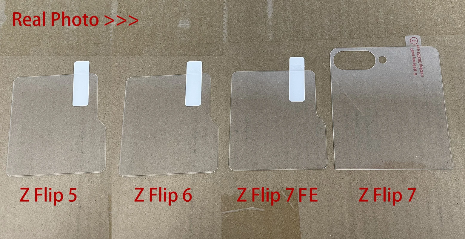 3 uds vidrio templado para Samsung Galaxy Z Flip 7 Flip7 FE 6 5 Protector de pantalla de teléfono Protector de vidrio frontal película resistente 10H transparente - imagen 2