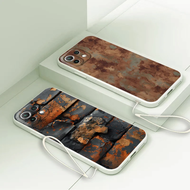 Funda blanda para Xiaomi Mi 10T 11T 12T Pro 13 11 12 Lite diseño Retro oxidado - imagen 4