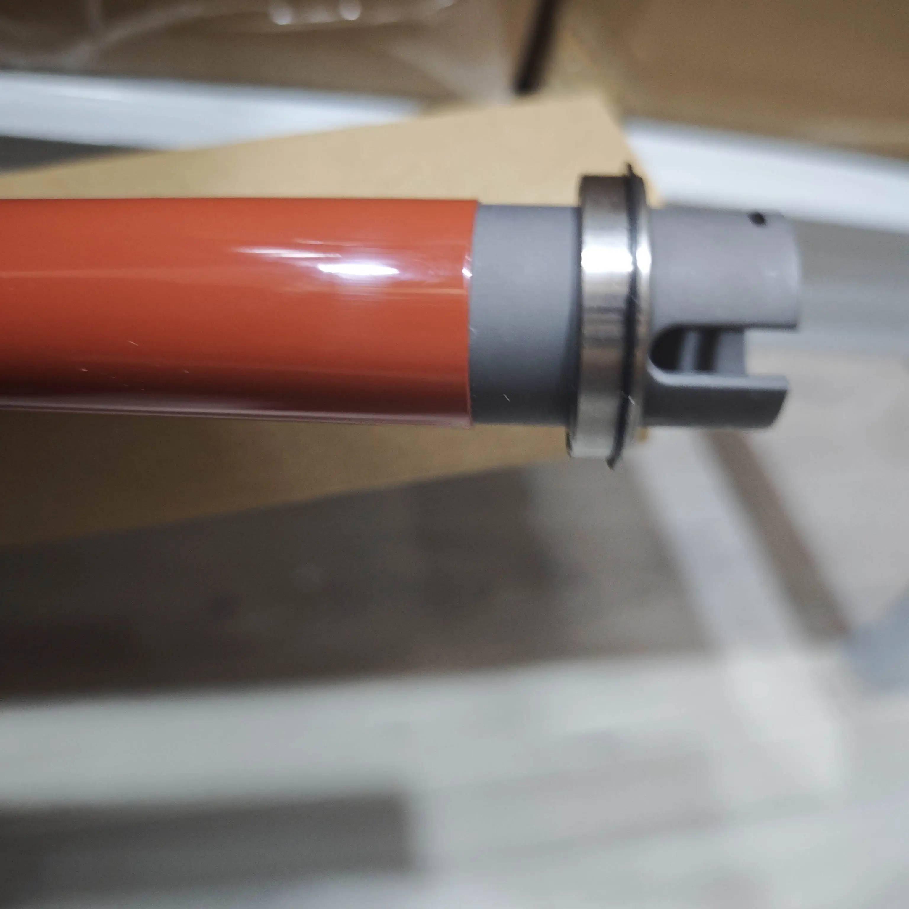 Rollo hueco de eje superior de fijación, 1 unidad, para Xerox Phaser WorkCentre 6605 6655 P6600 WC6605 6655, rodillo térmico para fusor superior