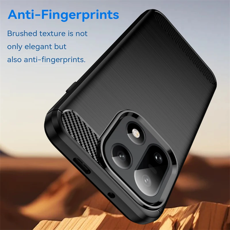 Para OnePlus 15 funda protectora de fibra de carbono de silicona funda de teléfono OnePlus 15 funda de TPU a prueba de golpes funda OnePlus 15 - imagen 4