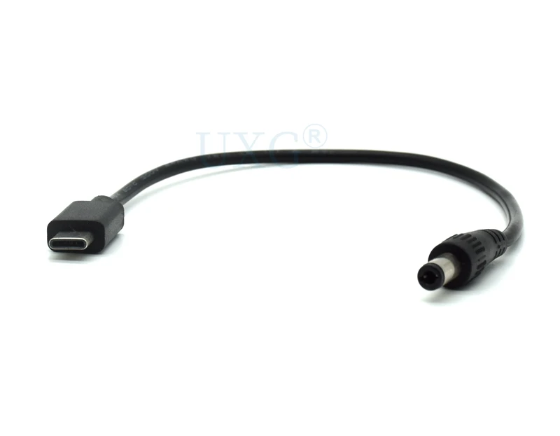 Adaptador CC a USB-C Macho 5.5x2.1mm 3A 0.2m – Cable Alimentación - imagen 5