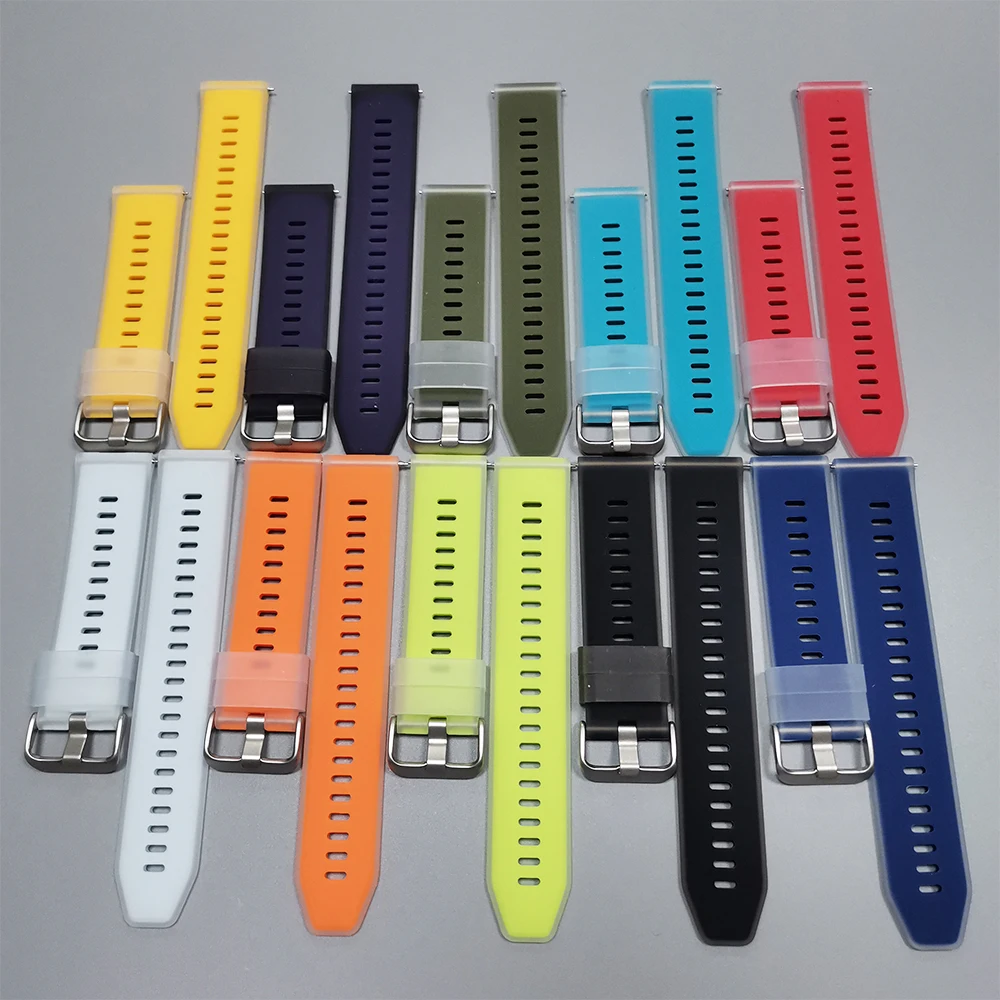 Correa de silicona translúcida de dos tonos de 22mm para COROS PACE 4, correa de reloj deportivo para COROS APEX 4 42mm/APEX 2 Pro/PACE 3, pulsera suave - imagen 2