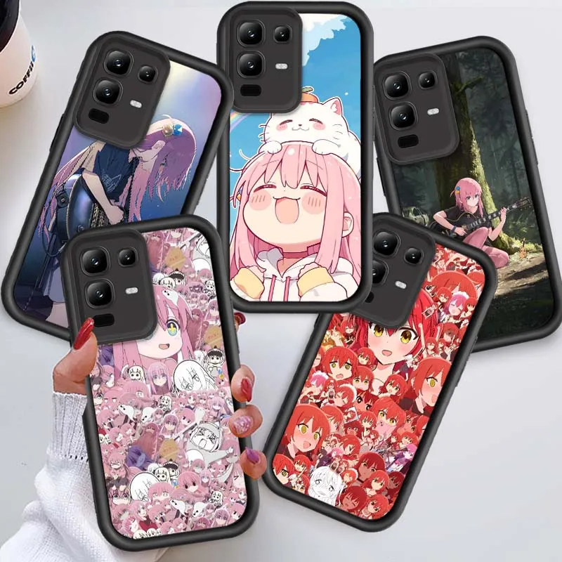 Funda de Anime Gotou Hitori para Infinix Note 12 G96 2023 30 40 50 40S 50X VIP Pro Plus 5G funda de teléfono con escalera ocular
