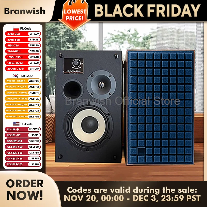 Altavoces de estantería de 2 vías, altavoz HiFi de 10-75W, woofer de pulpa pura de 5,25 pulgadas, Audio clásico de 4ohm para cine en casa, PC y jugadores, 1 par