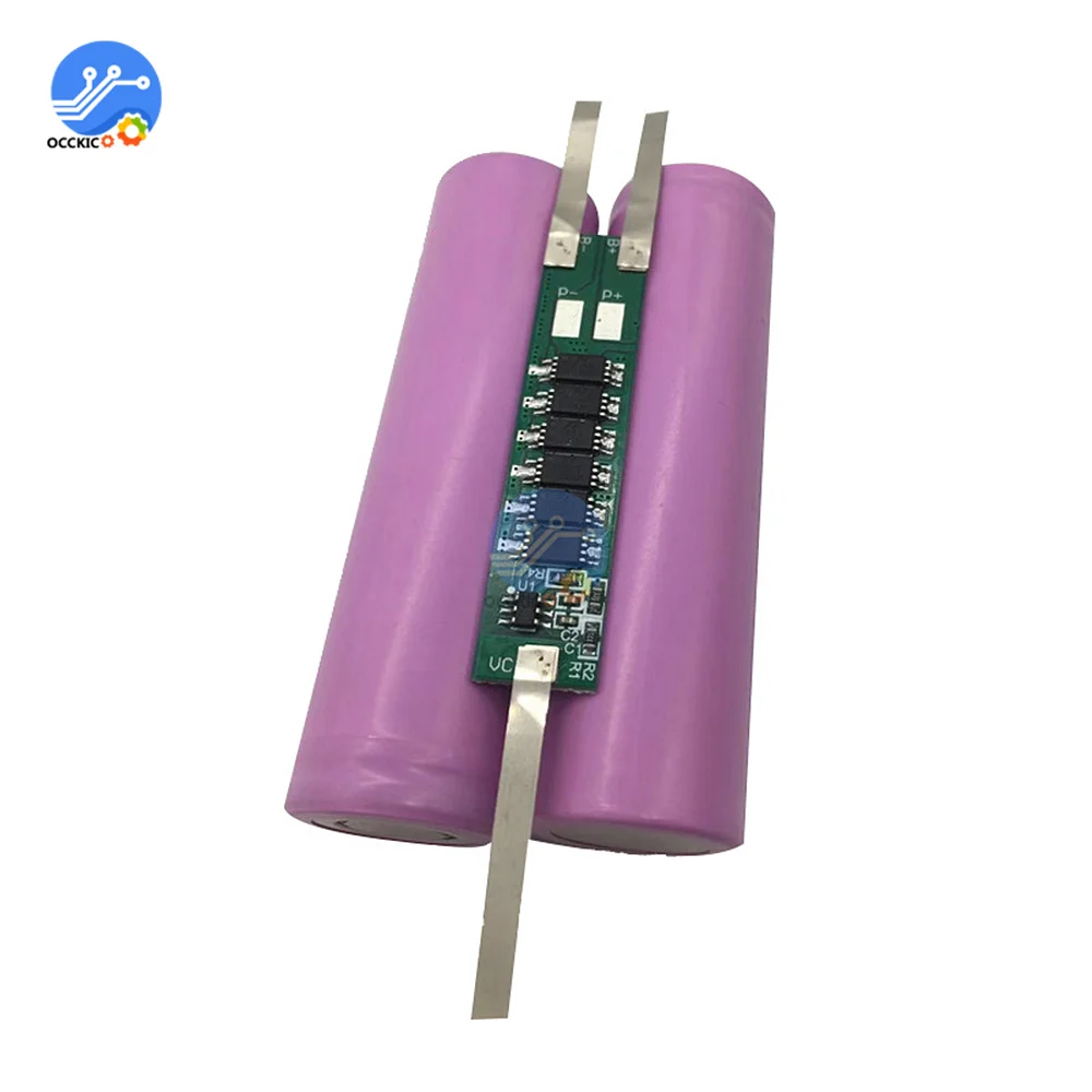 Placa de protección BMS 2S 7,4 V 2A 3A 4.5A 6A 7.5A 9A para placa protectora de batería de litio 18650 1-6MOS con tira de níquel - imagen 5