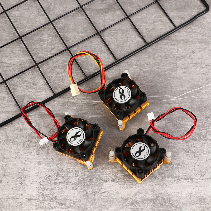 1 unidad de 5V, 12V, 60MM, paso de agujero, CPU, placa base, Chip, enfriador gráfico, ordenador portátil, ventilador silencioso, Base de aluminio, Mini ventilador de refrigeración - imagen 2