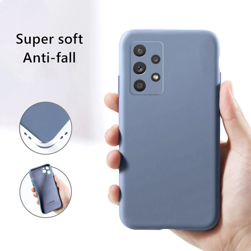 Funda protectora de silicona líquida para Samsung Galaxy A54, A55, A25, A53, A52, A72, A73, A14, A04, A32, A22, A23, A33, A34, A54 - imagen 5