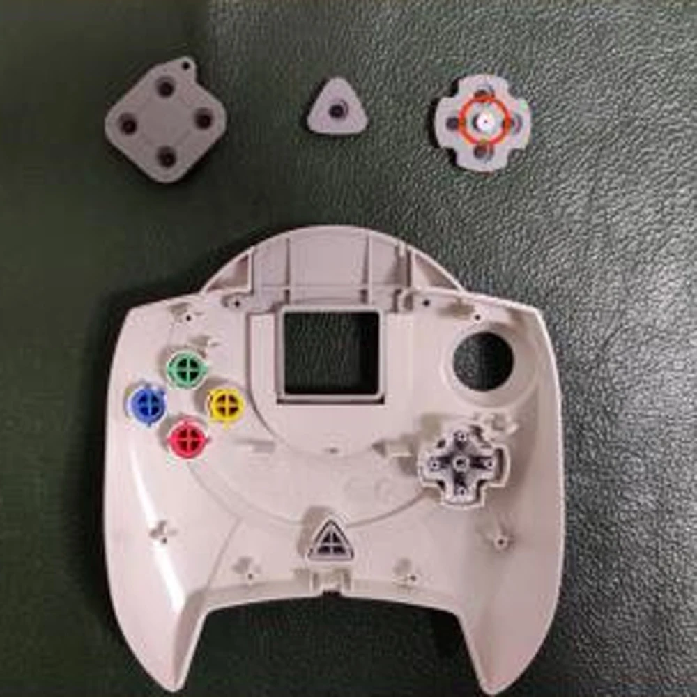 Botones de silicona para Sega Dreamcast, almohadilla de goma conductora para controlador de juego DC - imagen 4