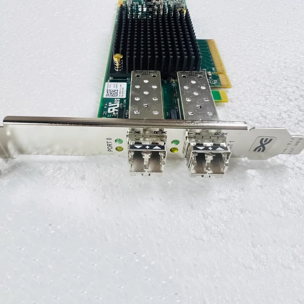 0RXNT1 Tarjeta HBA de canal de fibra de puerto dual Emulex LPE31002-M6-D 16 Gb - imagen 5