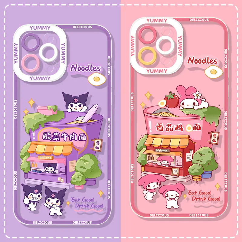 Sanrio-funda de silicona para móvil, carcasa transparente con diseño de conejo Melody para Xiaomi 13T, 12T, 11T Pro, 13, 12, 11 Lite, POCO X3, NFC, X4, X5, F3, F4, GT, F5, M5, M5S - imagen 2