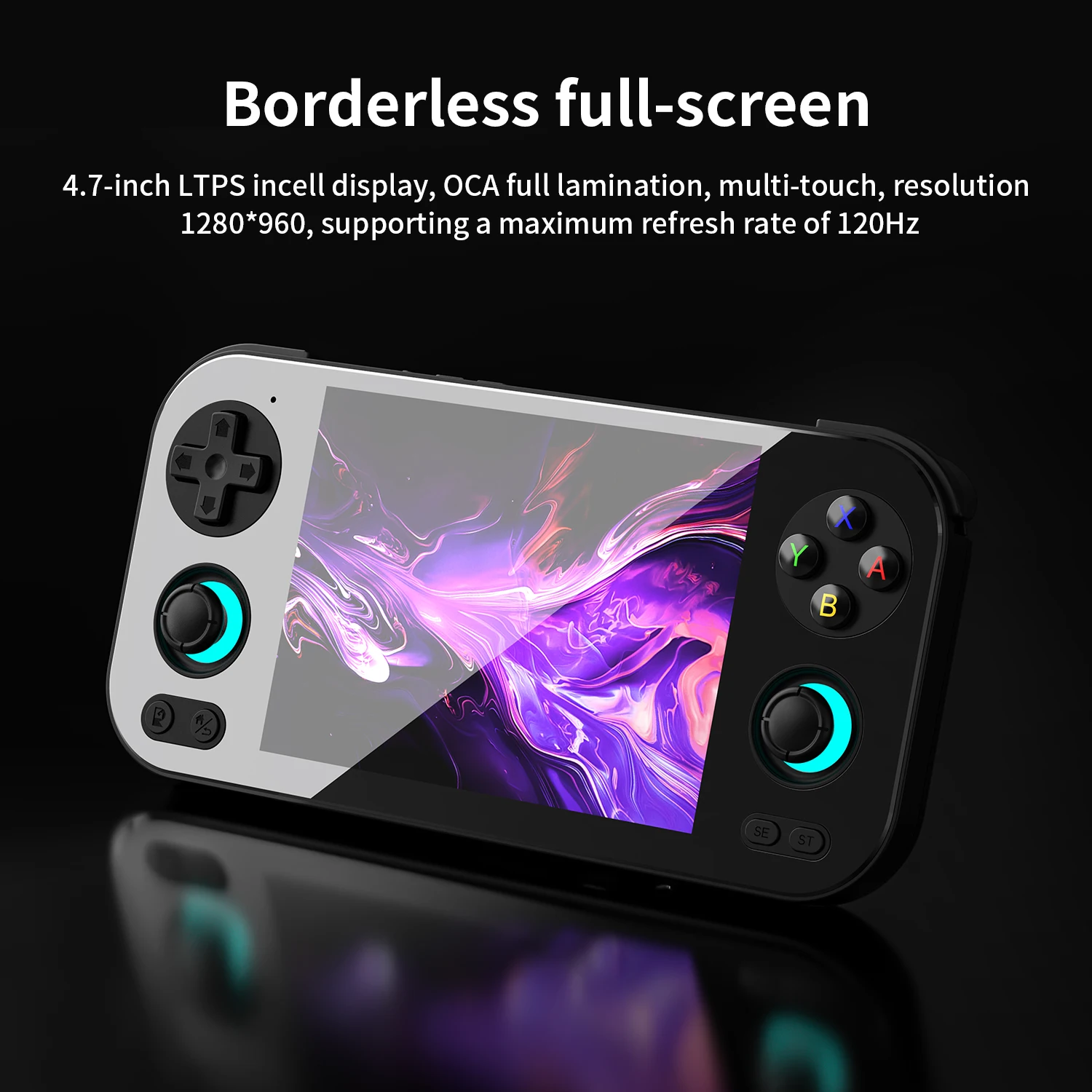 ANBERNIC-consola de juegos portátil RG 476H, pantalla LTPS integrada de 4,7 pulgadas, Joystick Hall 3D, sistema Android 13, compatible con asistente AI FOTA - imagen 2