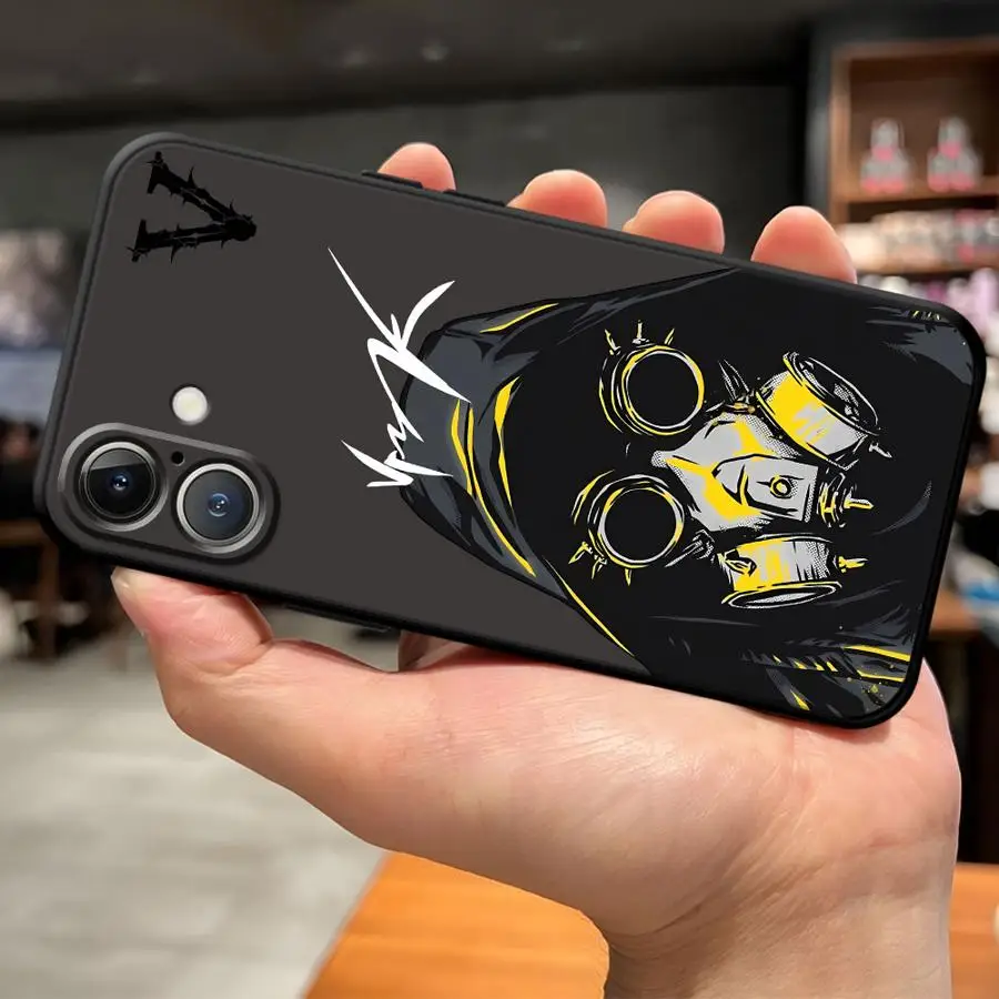 V-VrunkS Senior Funda de teléfono suave negra para iPhone 7 8 13 12 11 17 Pro Max 15 16 14 Plus 17Air XS Max XR - imagen 5