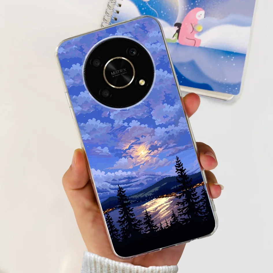 Funda de silicona suave para Honor X9a 5G, bonita cubierta trasera a la moda, Funda de teléfono para Honor X9 5G RMO-NX1, Honor X9 X9a Capa - imagen 4