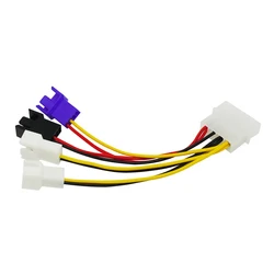 Cable Molex Ventilador PC – Regulación 12V/7V/5V (3 pines)