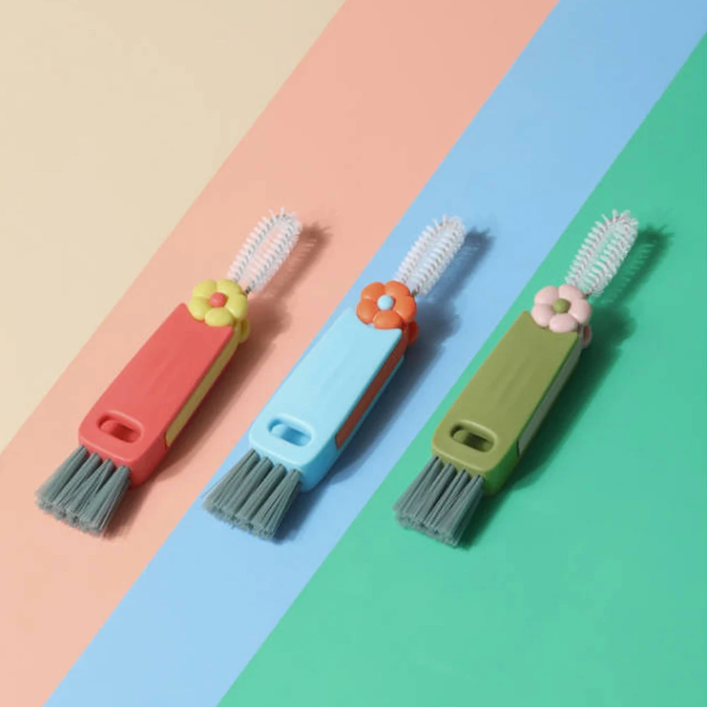 Cepillo de botella 3 en 1, herramientas de limpieza de cocina, aislamiento multifuncional, tapa de taza - imagen 5