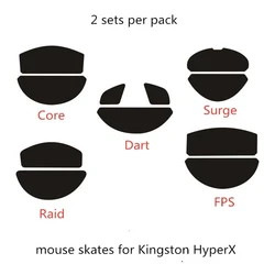 Patines para ratón HyperX Pulsefire FPS, Dart y Raid