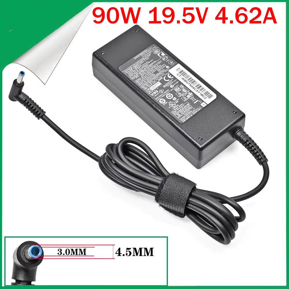 19,5 V 4.62A 90W 4,5*3,0mm AC adaptador de corriente del cargador del ordenador portátil para HP Pavilion 14 15 PPP012C-S 710413-001 Envy 17 17-j000 15-e029TX