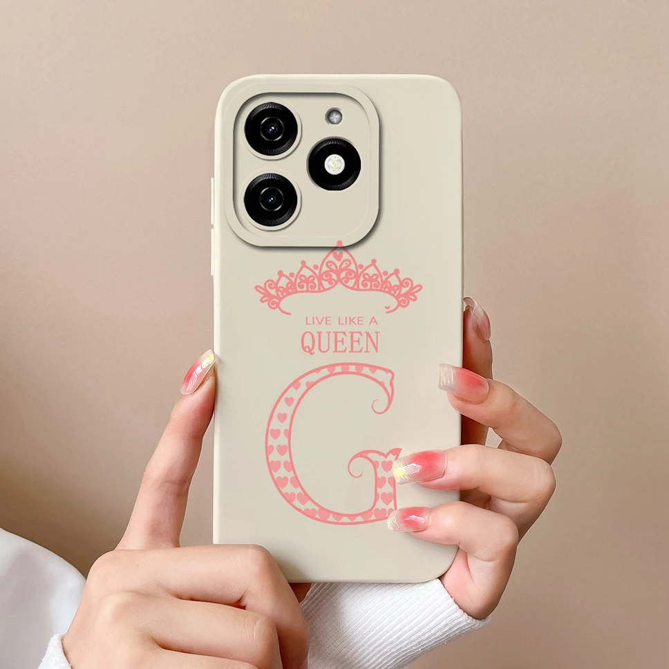 Funda de silicona suave a prueba de golpes para InfinixHot40i 40Pro, funda bonita con letras para Infinix Hot 40, 40 Pro - imagen 3