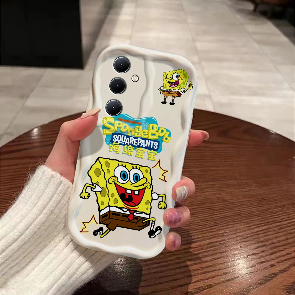 Funda bonita de Bob Esponja Patrick Stars 3D Wave para iPhone 15 14 13 12 11 Pro Max Mini X XR XSMAX 8 7 6S Plus, funda de silicona suave - imagen 3