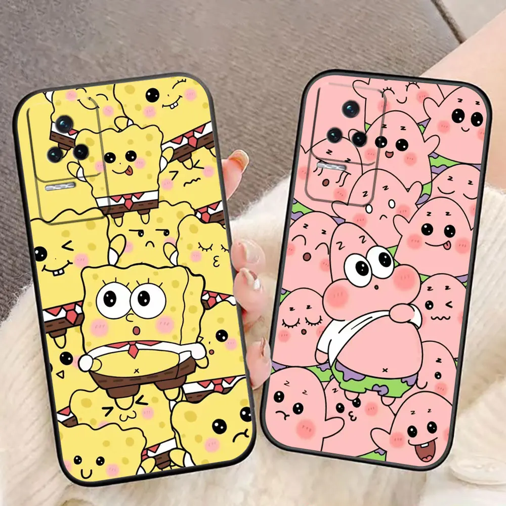 S-SpongeBob S-SquarePants funda de teléfono con foto personalizada para Redmi K60 K40 K30 14C 13C 12 10 10C 9T 9C 9A 9 8 7 6 A1 A2 A3 A5 - imagen 2