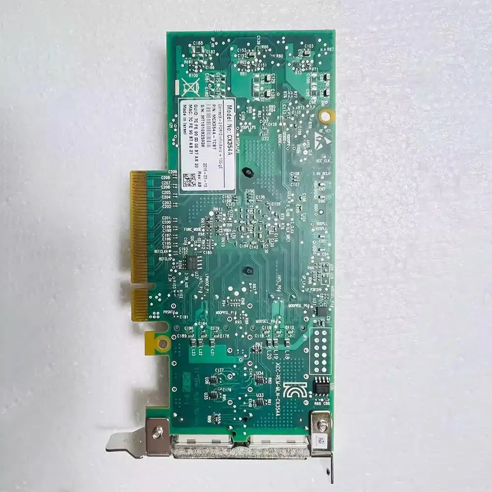 Para Mellanox ConnectX-3 10GigE CX354A 40G Tarjeta de red de doble puerto MCX354A-TCBT - imagen 5