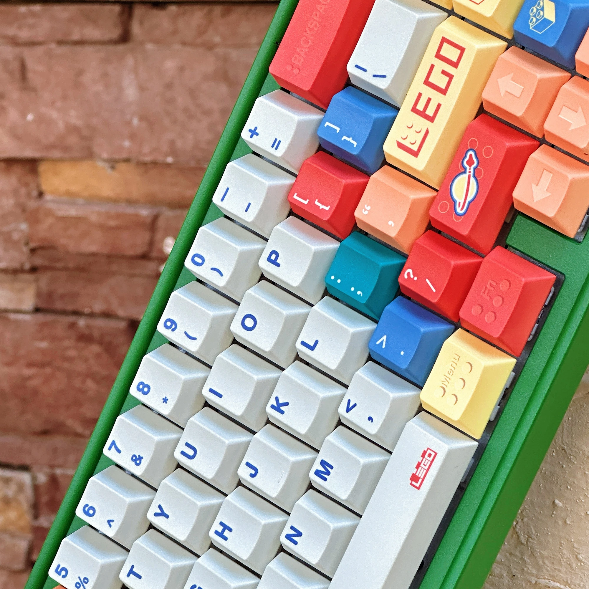 Juego de teclas con tema IEGO, perfil de cereza PBT, teclas originales personalizadas hechas a mano para teclado mecánico, regalo, accesorios DIY - imagen 3