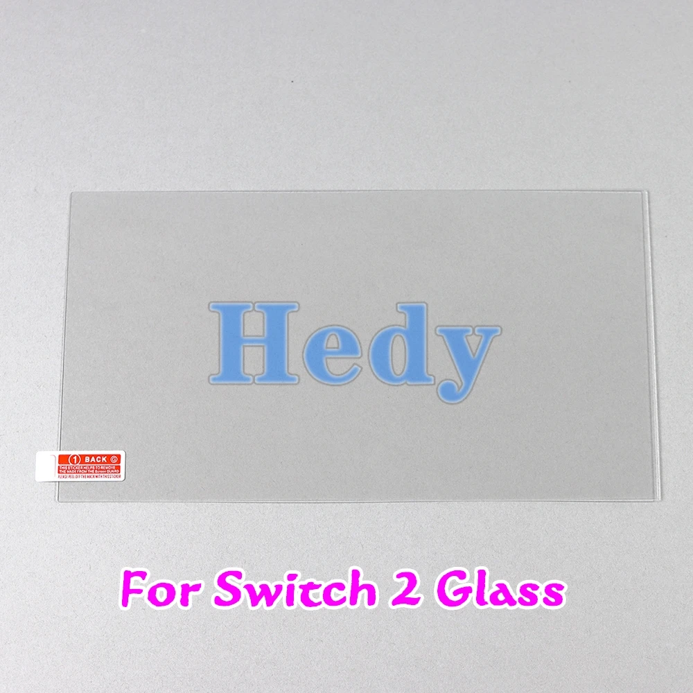 1 Uds película de vidrio templado para Nintendo Switch 2 película templada antiarañazos accesorios de película protectora de pantalla de juego antideslumbrante