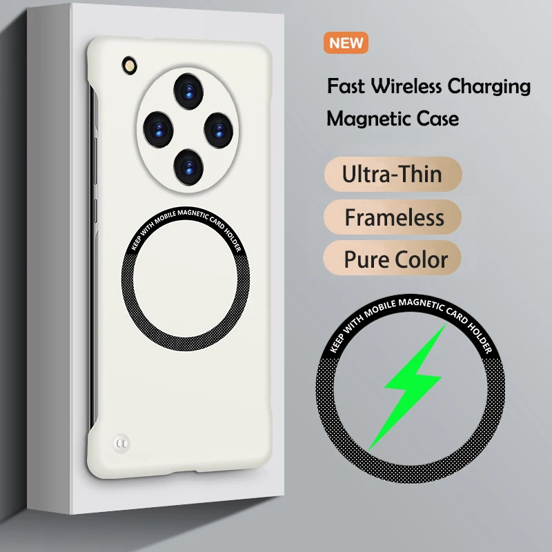 Funda de teléfono de Color sin marco magnética ultradelgada de lujo para Oppo Find X8S Plus X8 Ultra Pro cubierta a prueba de golpes