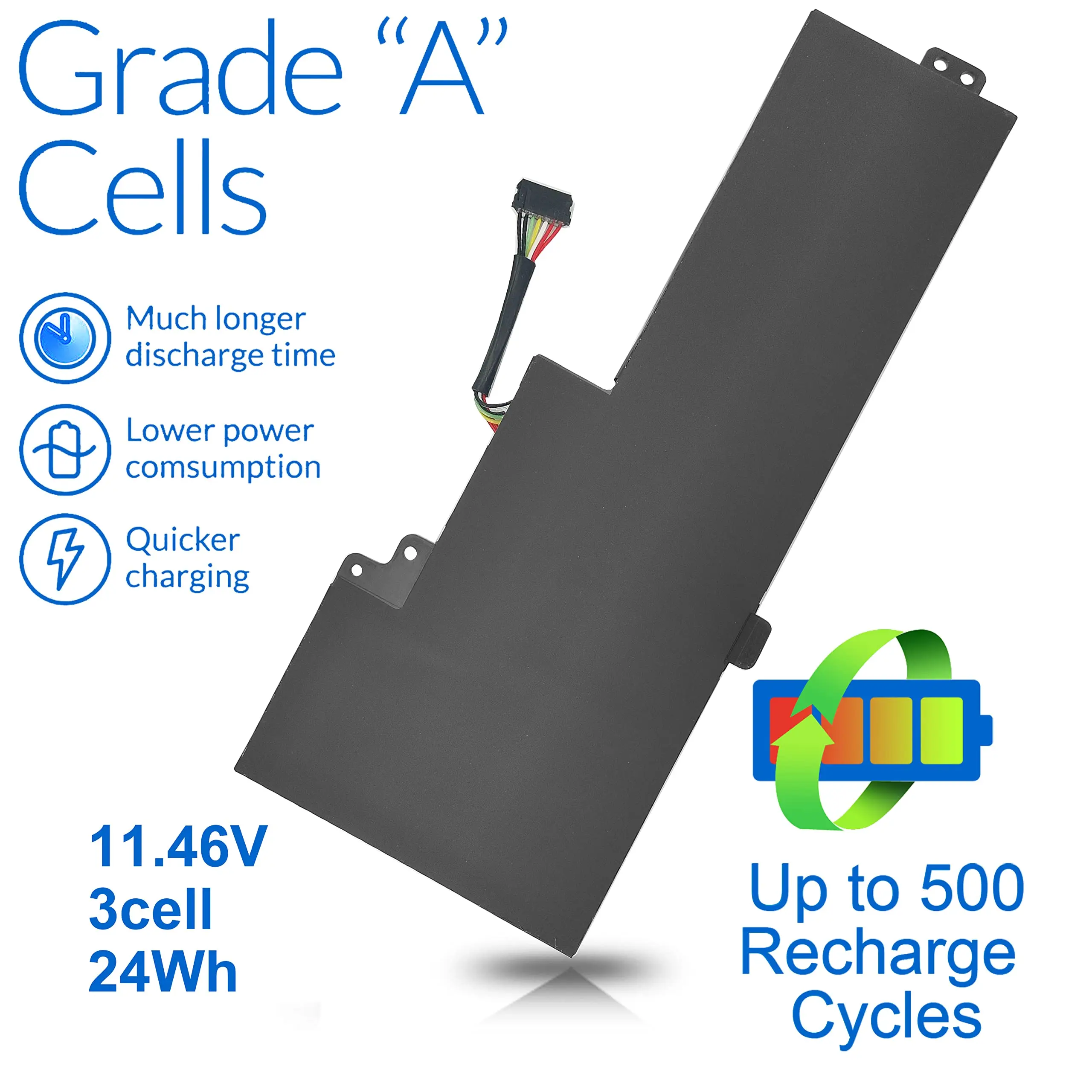 SB10K97578 01AV421 batería del ordenador portátil Compatible para Lenovo ThinkPad A475 A485 T470 T480 TP25 Notebook 01AV489 SB10K97576 11.46V24Wh - imagen 5