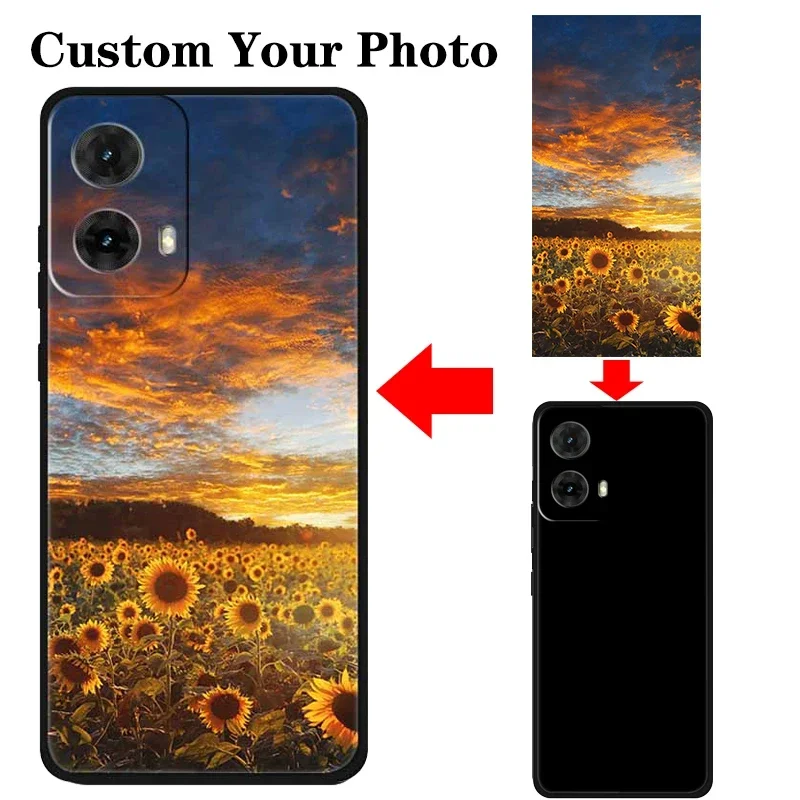 Funda de teléfono personalizada para Moto G86 G56 G60s G60 G40 DIY Funda de silicona suave TPU parachoques para Motorola Moto G 86 56 60 40 60S Funda - imagen 5