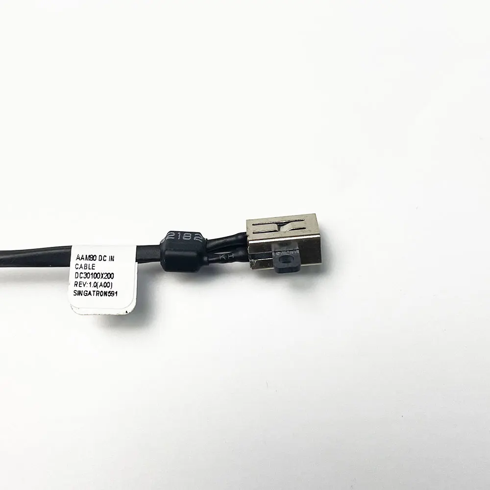 Conector de alimentación DC con cable para Dell Precision M3800 XPS 15 9530 9550 9560, Cable flexible de DC-IN para ordenador portátil, DC30100O800 0TPNTM - imagen 3