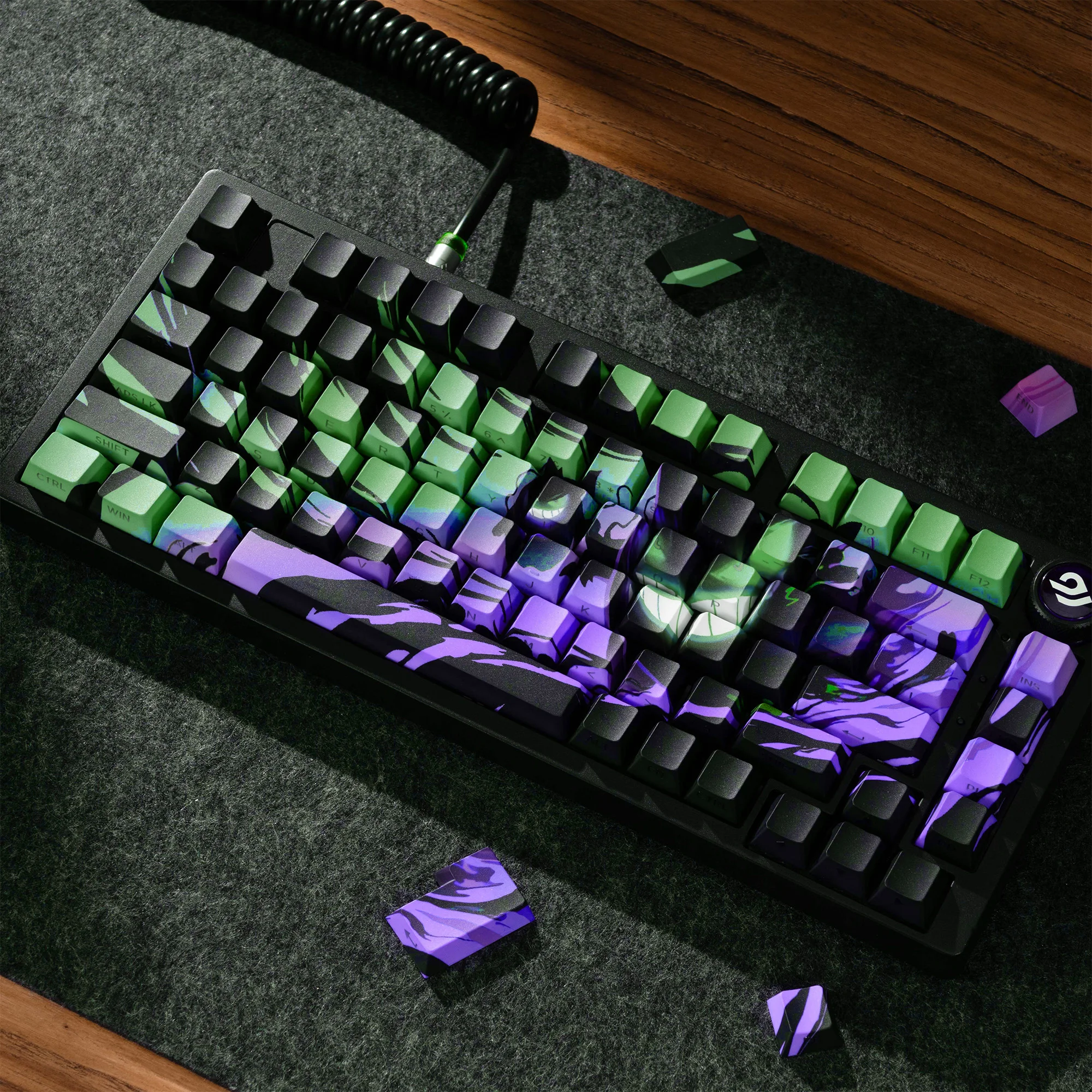 Teclas de liquidación XVX, tapa de tecla de Anime japonés, perfil de cereza doble Shote, teclas PBT 75 para teclado mecánico - imagen 3