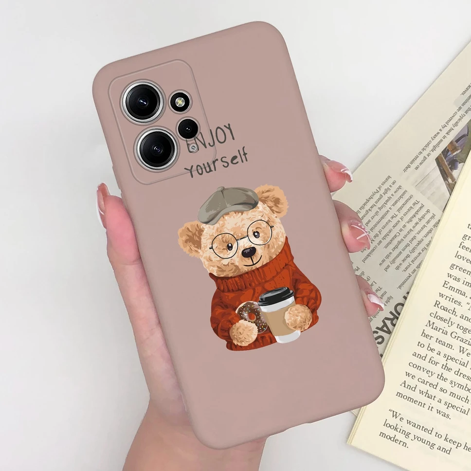 Funda de dibujos animados para Xiaomi Redmi Note 12 Pro Plus 4G 5G Funda de teléfono suave TPU Linda Funda mate Coque para Redmi Note12Pro + Funda Capa - imagen 5