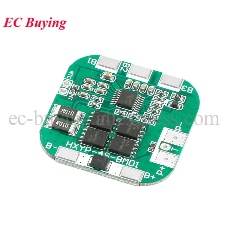 4S 14,8 V 16,8 V 20A pico Li-ion 4 BMS PCM Placa de protección de batería BMS PCM para batería de litio LicoO2 Limn2O4 18650 Li - imagen 3