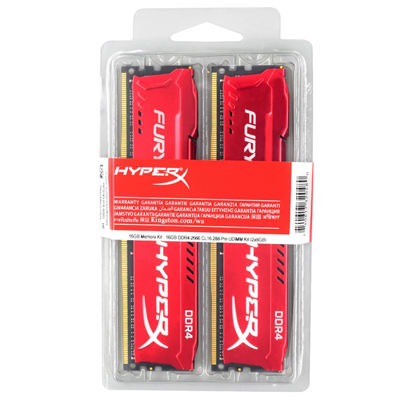 HyperX Fury Memoria DDR4 16GB (2x8GB) 32GB (2x16GB) Kit RAM 3200MHz 2666MHz 2400MHz 2133MHz RAM de escritorio 1,2V DIMM PC-21300 25600 - imagen 5