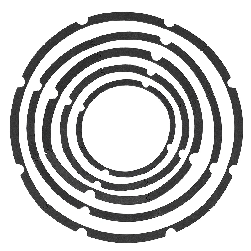 Piezas de reparación de altavoz con borde de anillo de espuma, junta de borde de prensa de bocina, reparación envolvente de altavoz - imagen 3