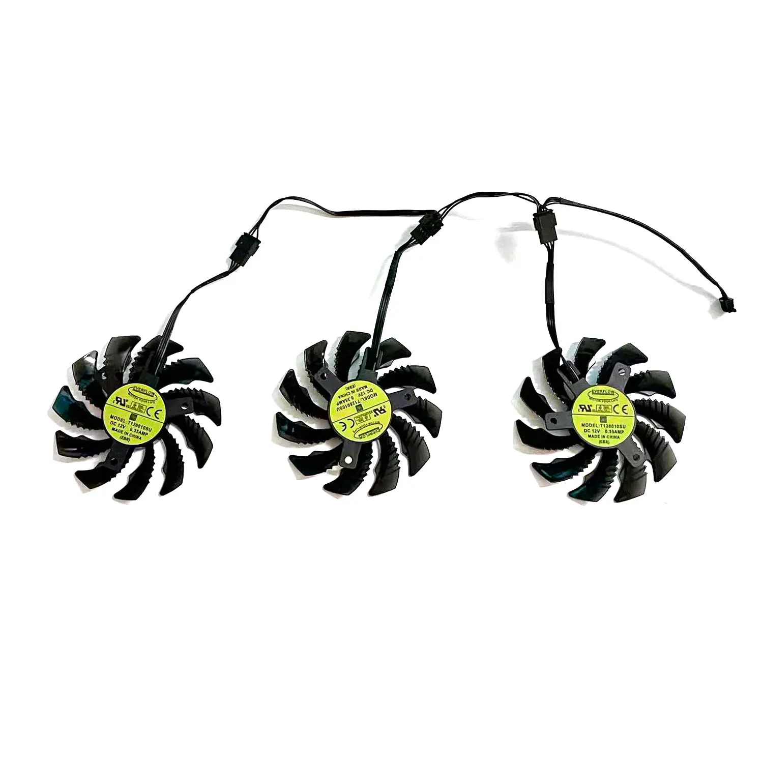 Nuevo 75MM 4PIN PLD08010S12HH T 128010 Ventilador GPU SU GTX980TI para tarjeta gráfica para juegos Gigabyte GTX980 980ti G1 - imagen 4