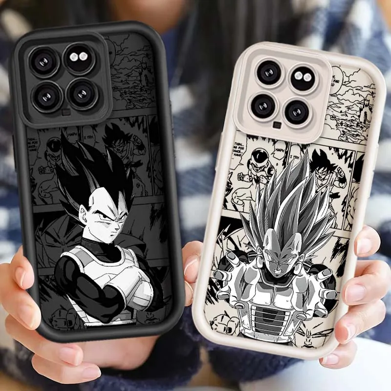 D-Dragon Balls Anime Cool Vegeta cubierta para Xiaomi Mi 17 15 14 13 12 14T 13T Pro Max Lite ojo escalera funda de teléfono