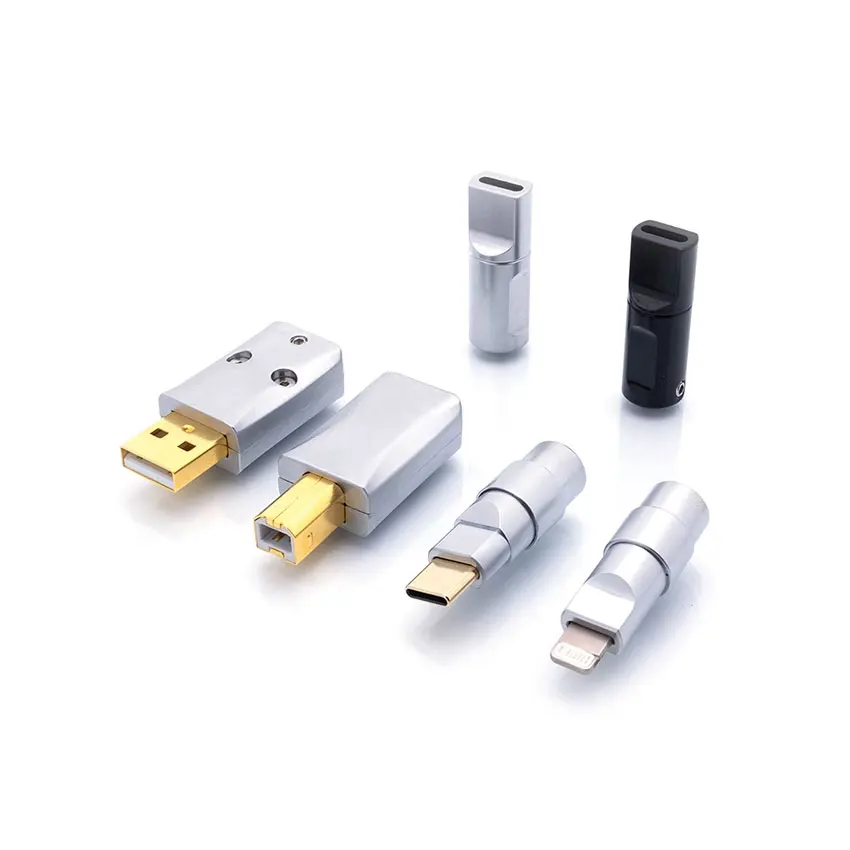 Connecteur de port de charge de données USB A B Type-C, adaptateur de charge de coque Android, prise en métal USB-C pour câble de clavier bricolage, pluies OTG - imagen 3