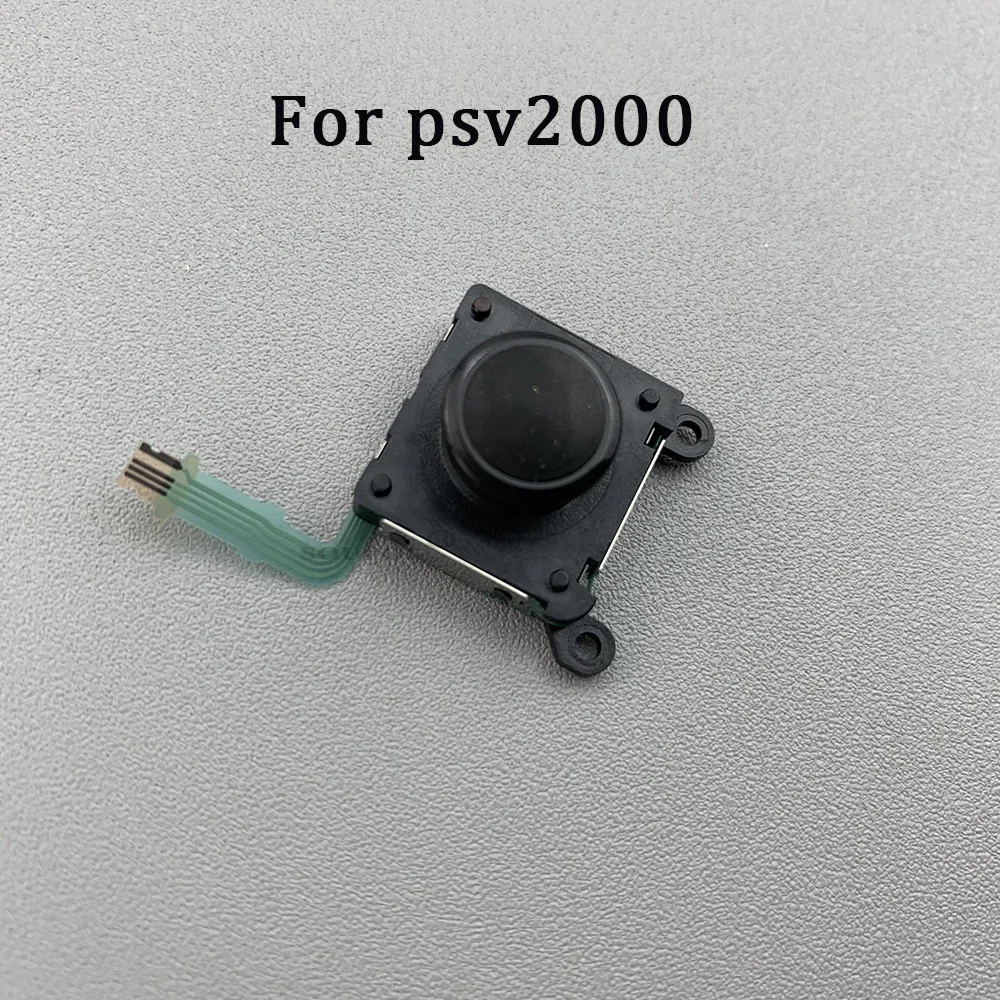 Nuevo botón de palanca de pulgar de repuesto, Joystick analógico 3D basculante para PS Vita PSVITA PSV 2000, blanco y negro, Original - imagen 2