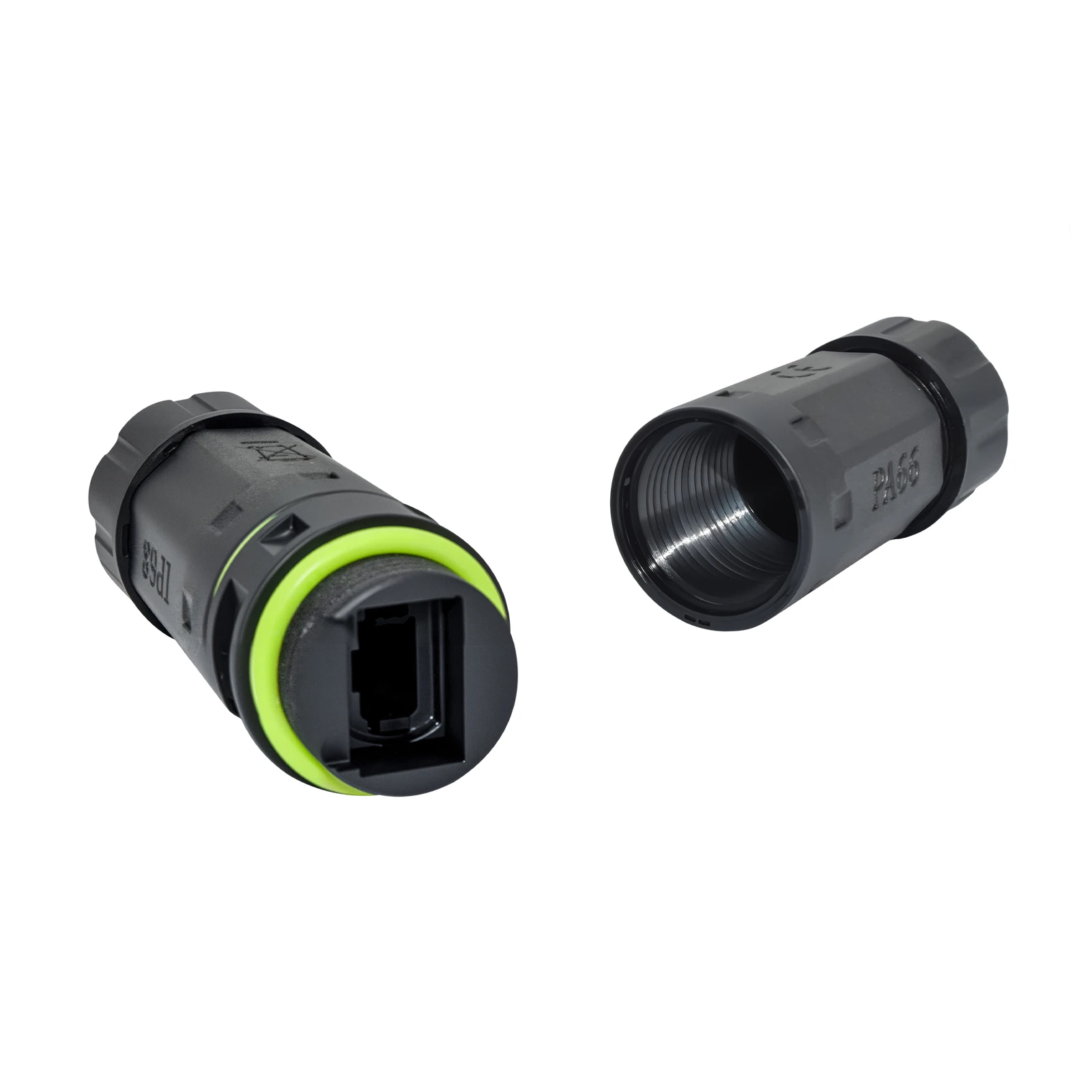 Nuevo conector de fibra óptica MPO MTP adaptador brida arriba-abajo OM3 10 Gigabit acoplador conector impermeable