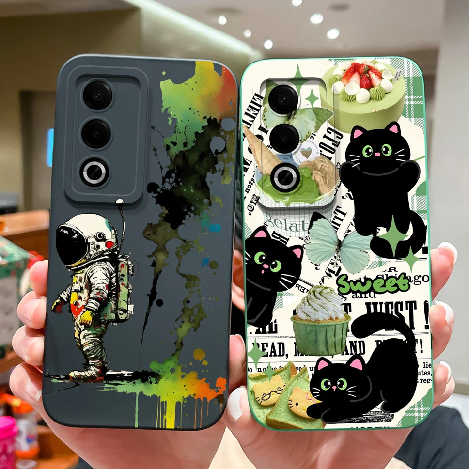 Funda de teléfono para OPPO A3 Pro, cubierta trasera de protección Premium de silicona suave y delgada, estilo estético, a la moda - imagen 2