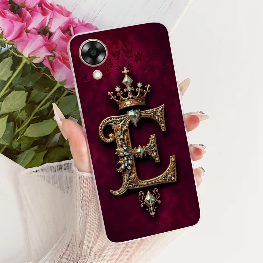 Para Oppo A17K funda CPH2471 elegante 26 letras funda de teléfono de silicona suave para Oppo A17 CPH2477 A 17 K OppoA17 OppoA17K Fundas - imagen 5