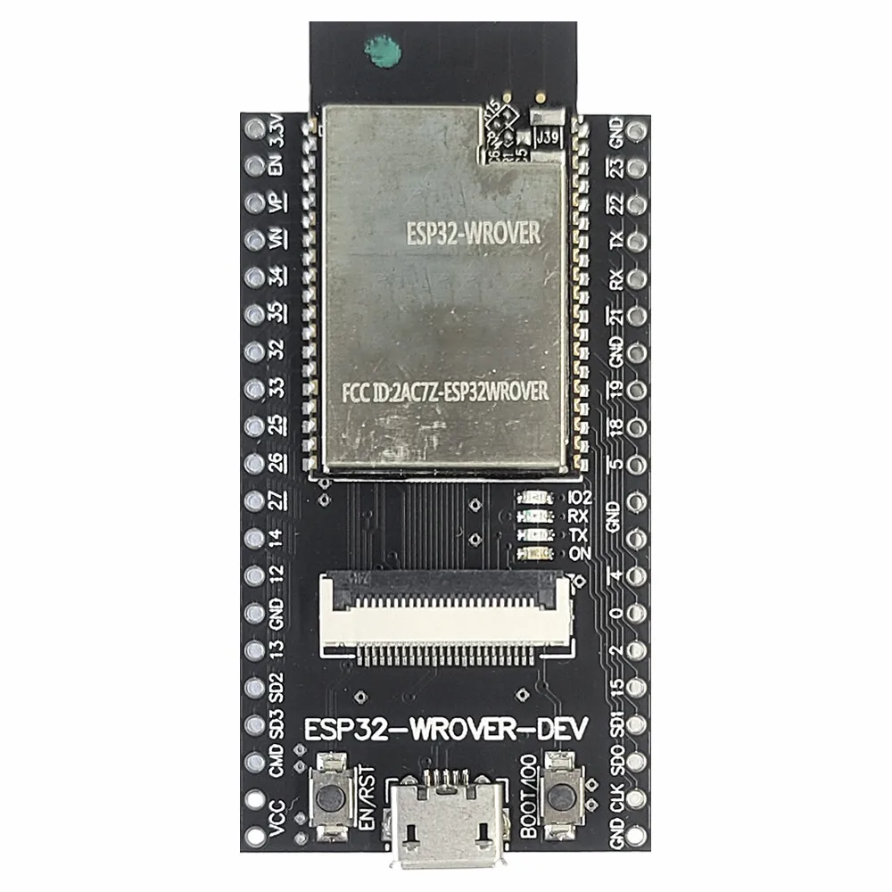 Placa de desarrollo ESP32 CAM, módulo de cámara OV2640, 2MP, 24 Pines, ESP32-WROVER-DEV, CH340C, 2,4G, Wifi, BT - imagen 3
