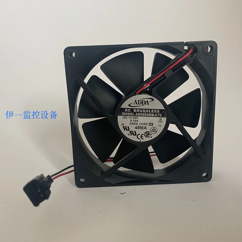 AD0924MB-A70GL-ventilador ADDA 9025 DC, 24V, 0.1A, 90mm, silencioso, fuente de alimentación - imagen 4